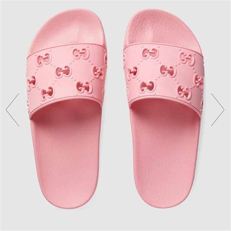 pink gucci slides mens|gucci flip flops for women.